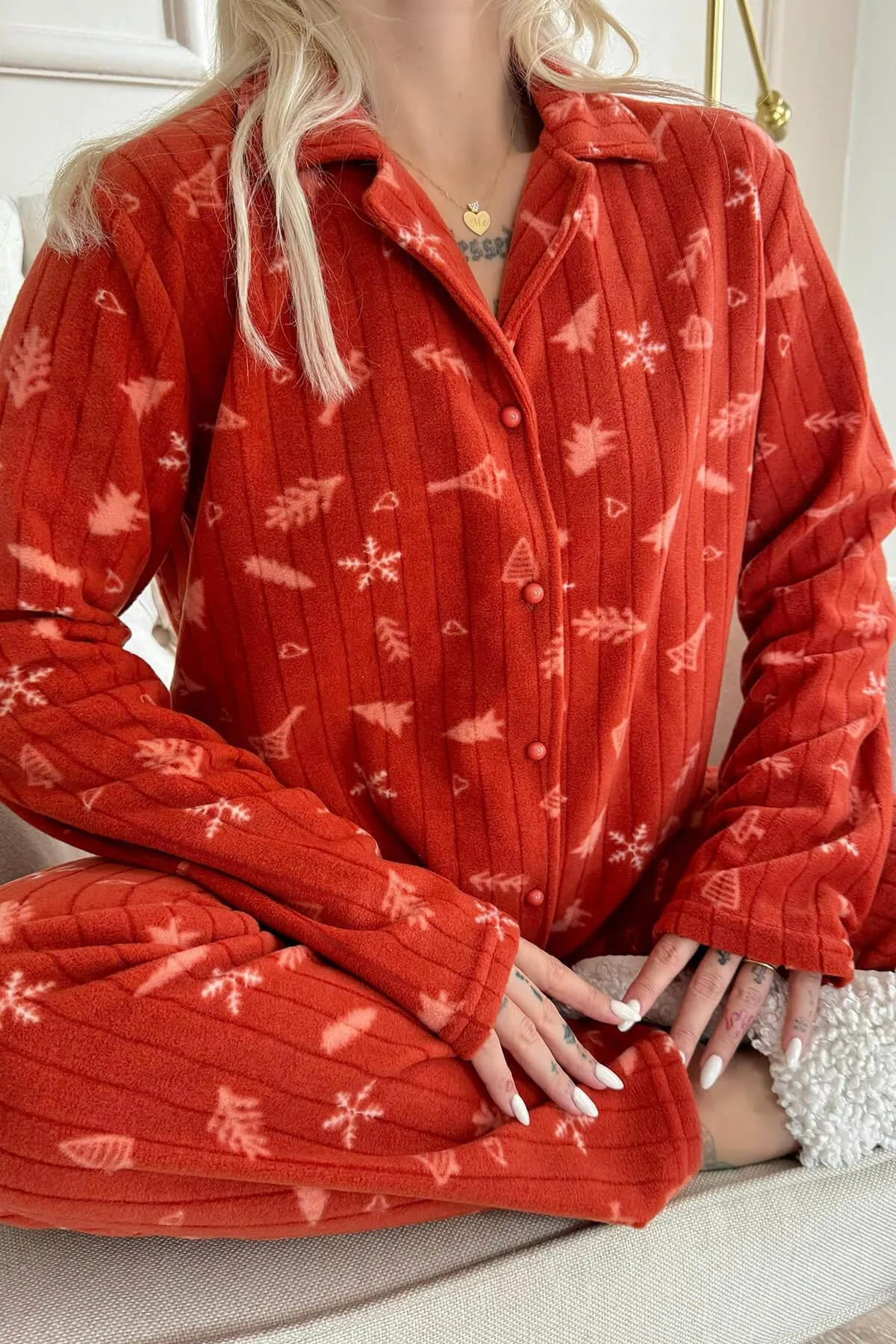 Pijamaevi  Pyjama set - Orange - Print