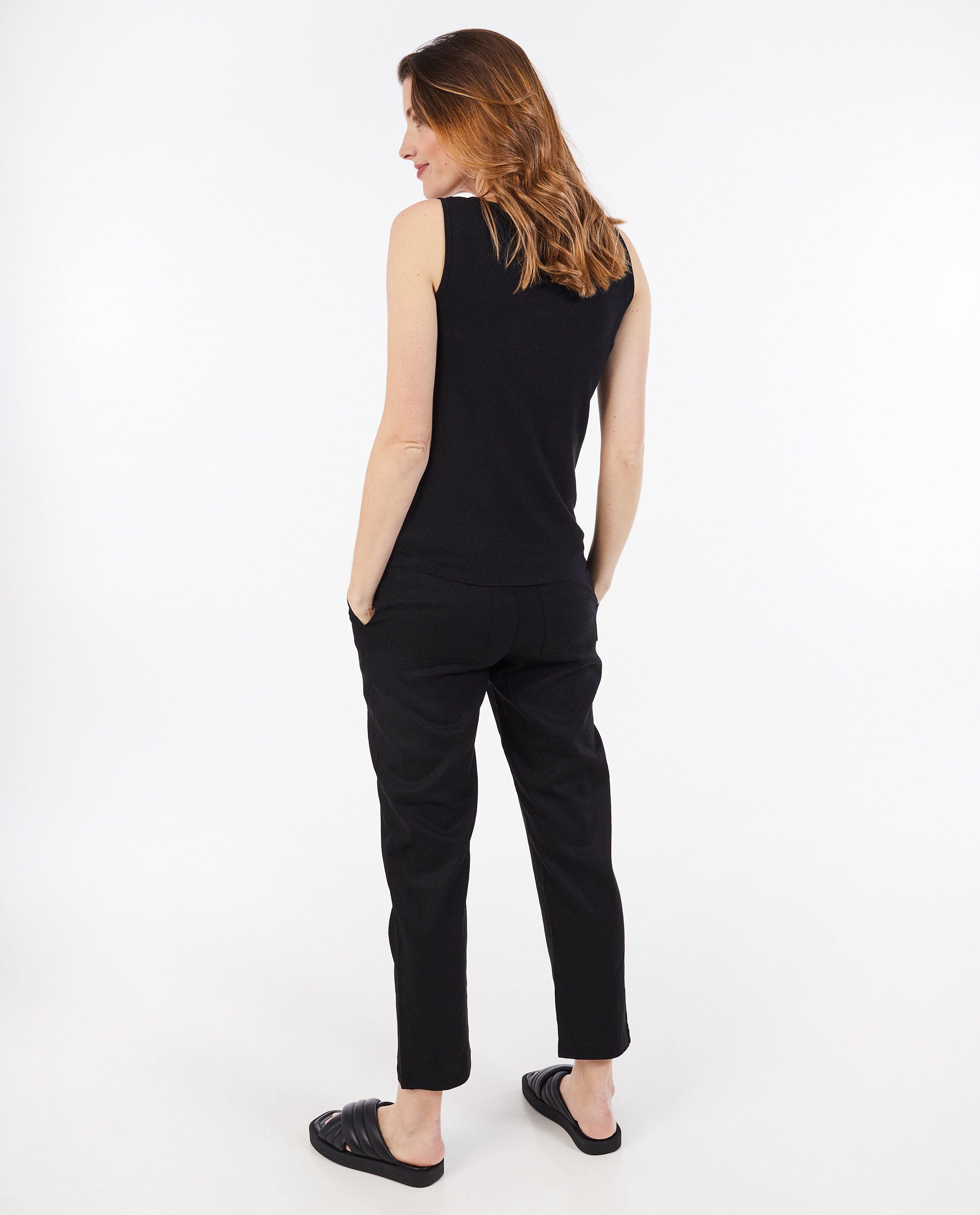 Pantaloni gravide negri Atelier Maman cu in negru