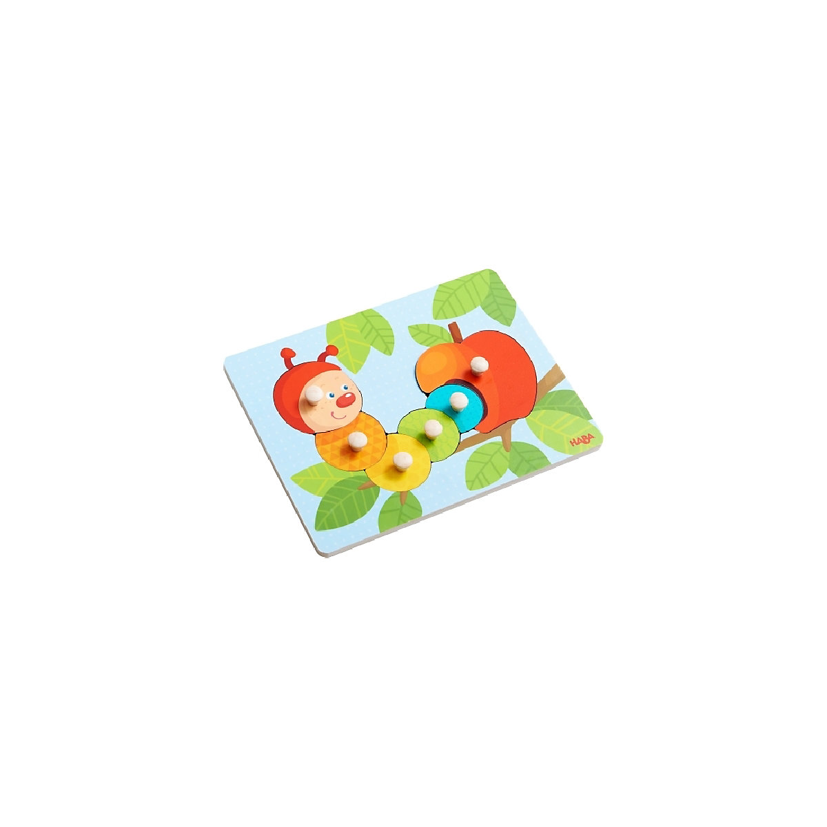 HABA 303189 Greifpuzzle Raupe Mina