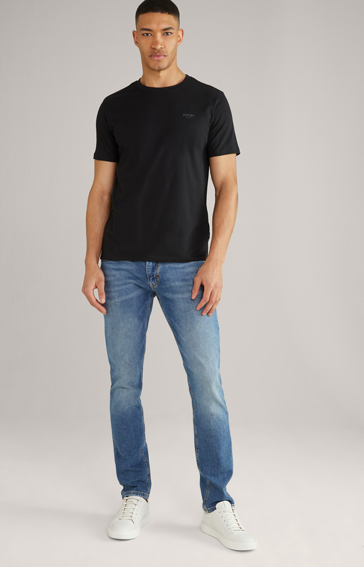 T-Shirt Alphis in Schwarz