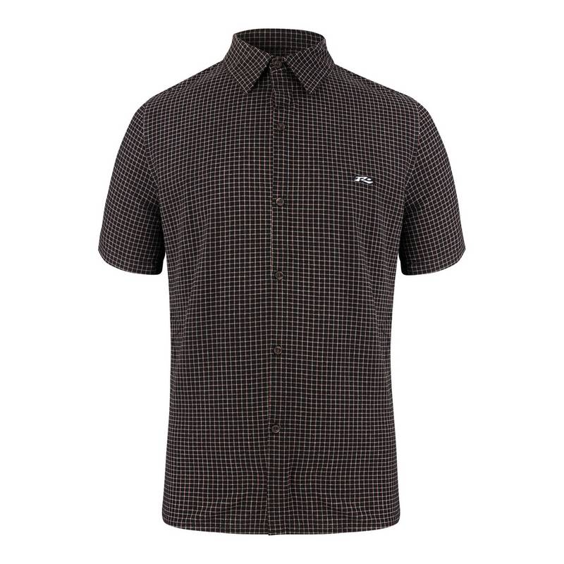 RUSTY DATSUN CHECK SHIRT Kurzarmhemd Herren