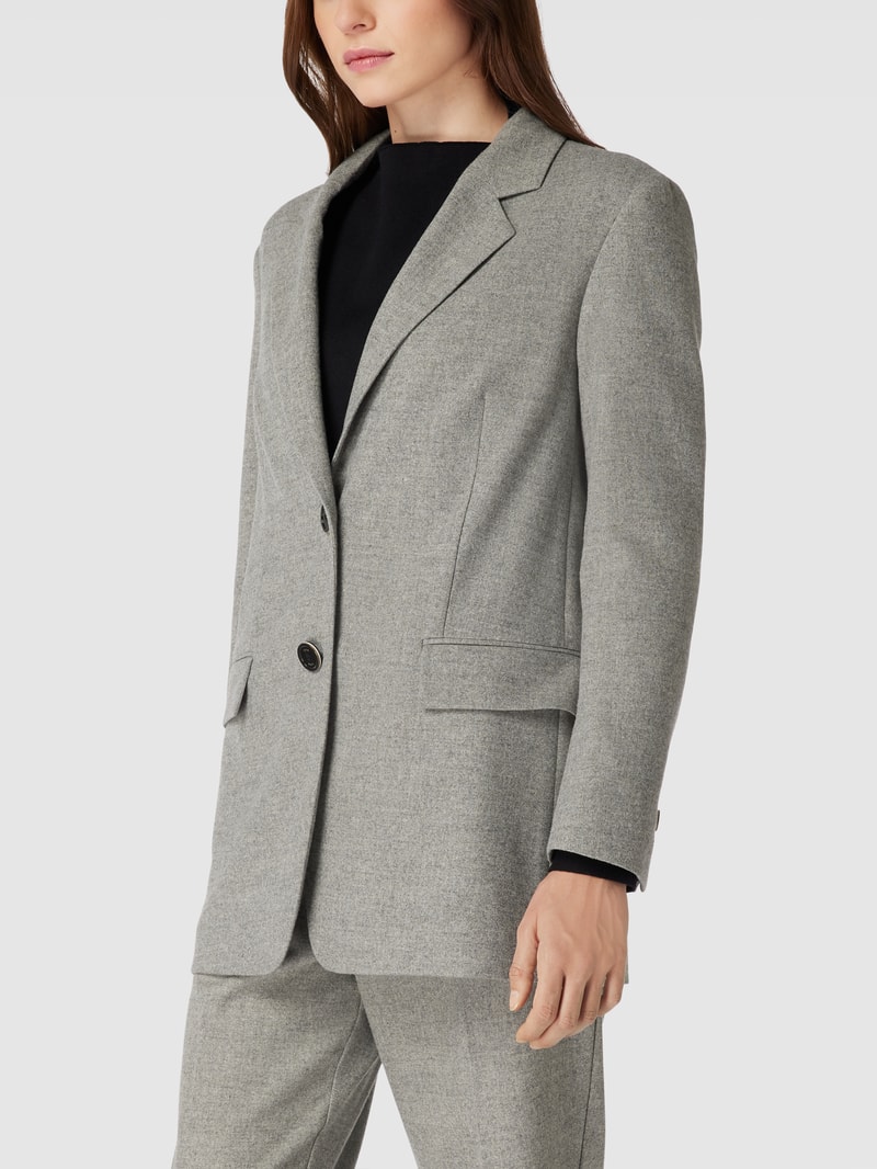 Blazer mit Pattentaschen Modell 'Jenelli' in hellgrau