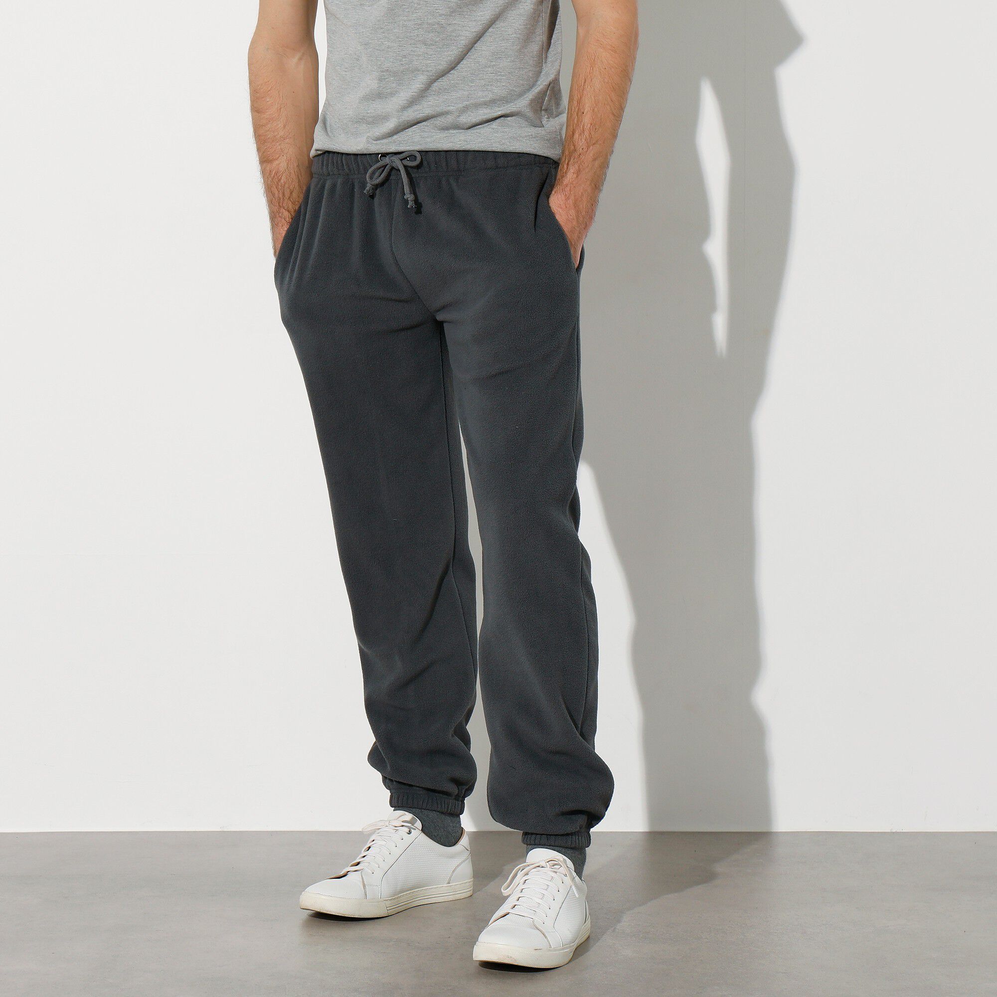 Pantalon de jogging maille micro polaire