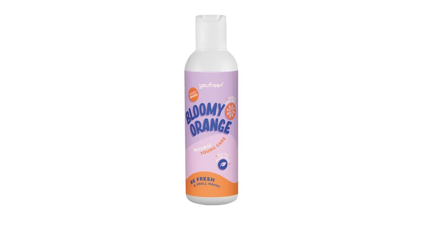 youfreen natural young care body wash bloomy orange 200 ml