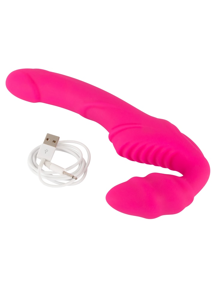 You2Toys Strap On Vibrating Strapless Strap-On in pink günstig kaufen 21,5 cm