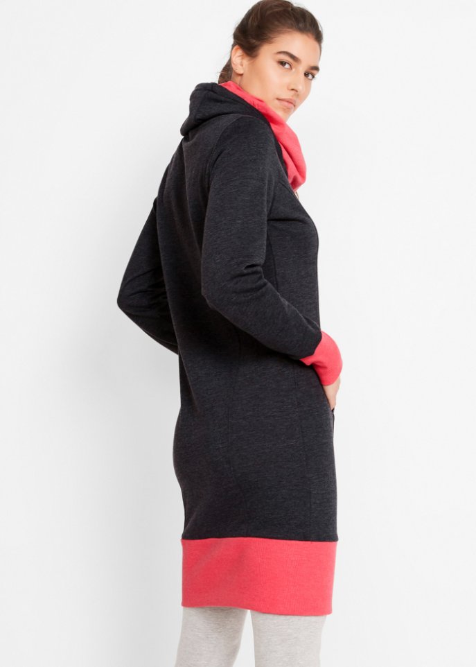Sweatkleid mit Kängurutasche