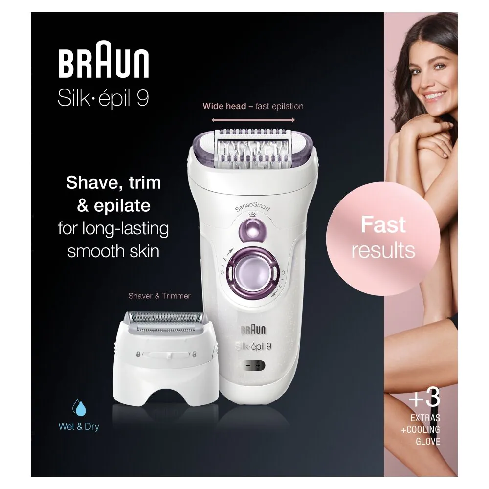 Κουτί αποτριχωτικών ποδιών Braun SES9-710