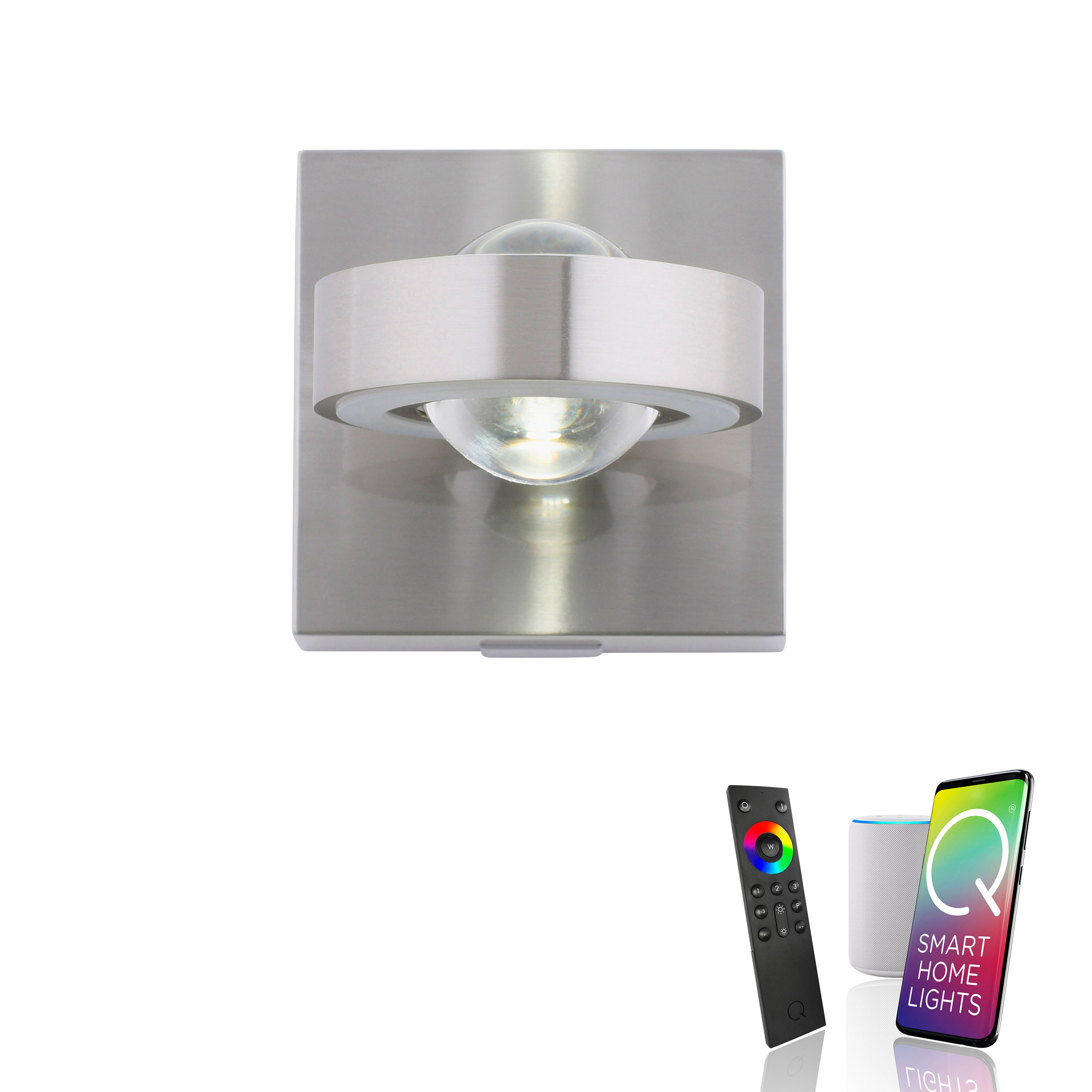 QLED-Wandleuchte 4flg