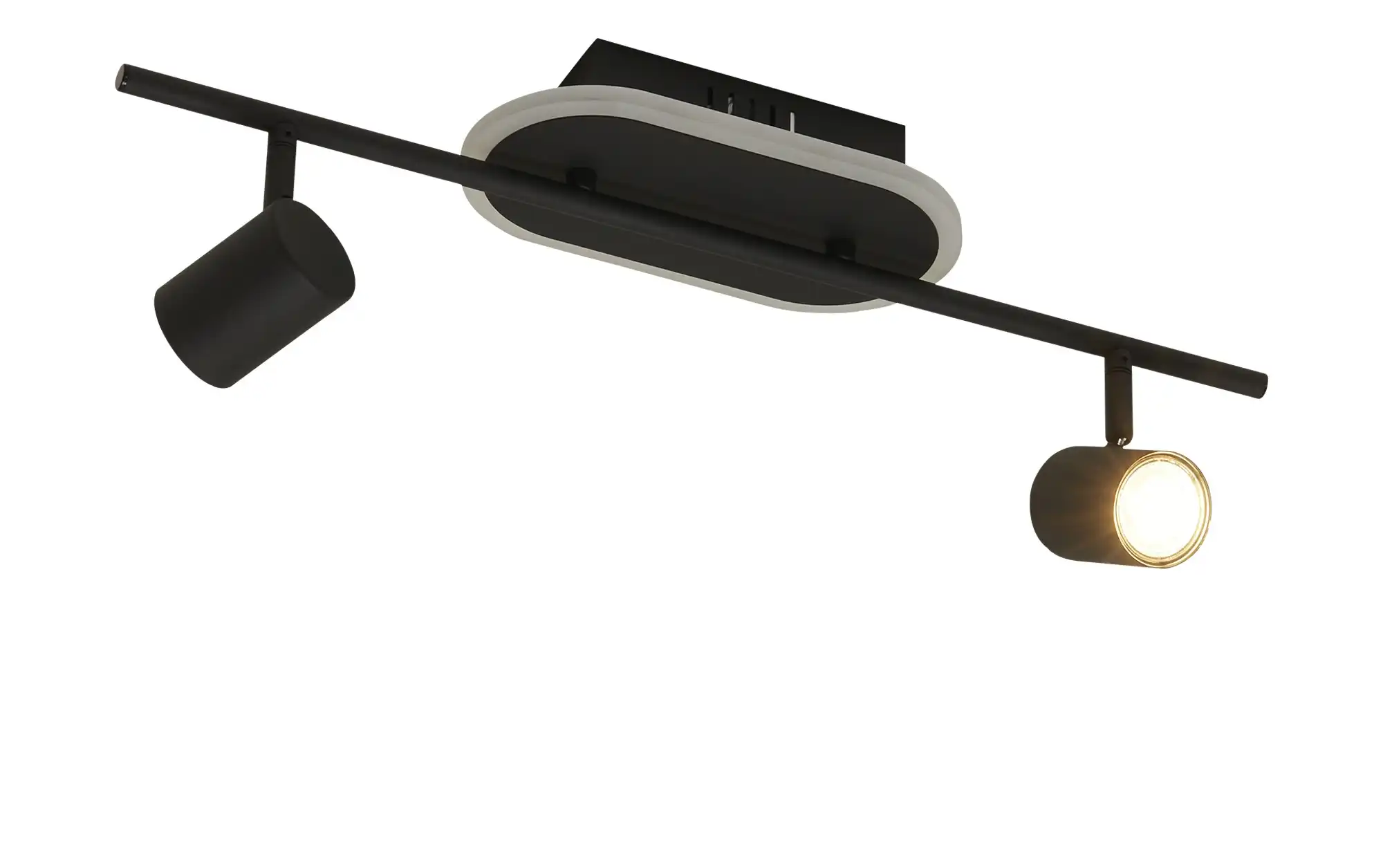 KHG LED-Deckenspot, 2 1-flammig, sandschwarz