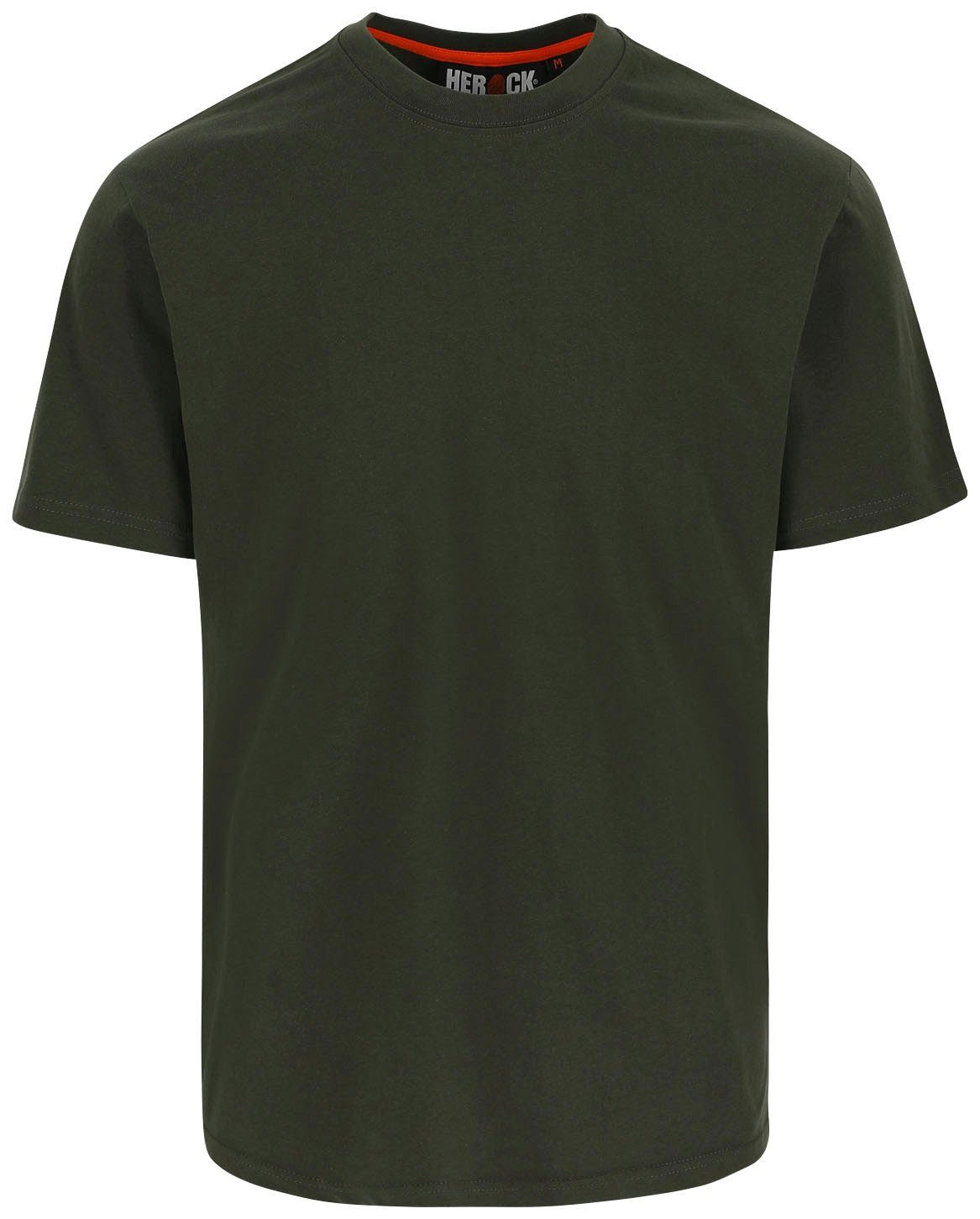 Herock T-Shirt Argo T-Shirt Kurzärmlig (Spar-Set, 3-tlg) Kurze Ärmel, angenehmes Tragegefühl mit Rippstrick-Kragen