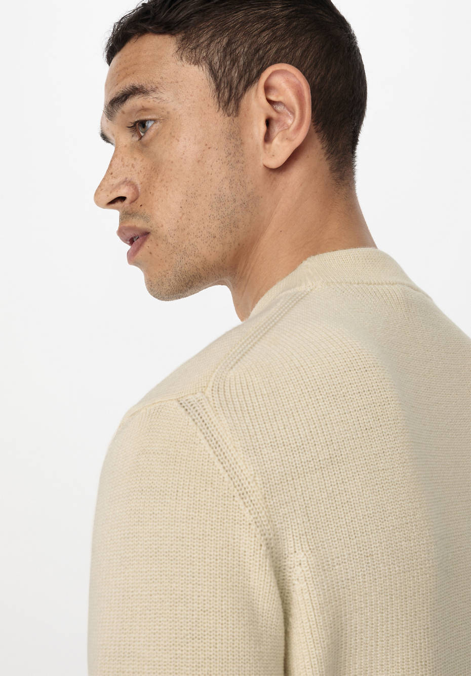 Pullover aus Bio-Merino und Bio-Baumwolle