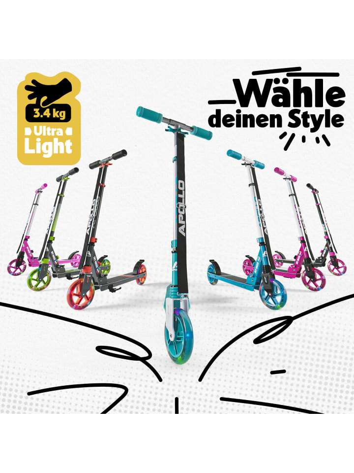 Apollo LED City Roller mit Federung 