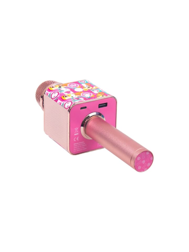 Paw Patrol Karaoke Mikrofon für Kinder - Mikrofon für die kleinen Musiker in Pink günstig kaufen onesize