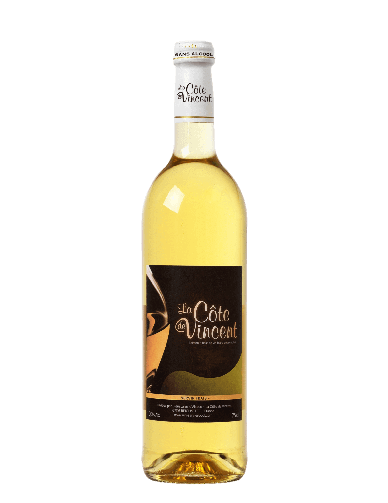 La Côte de Vincent : Assemblage ryvaner et riesling sans alcool 0.3% - Gueule de joie 0.5° |  75 cl
