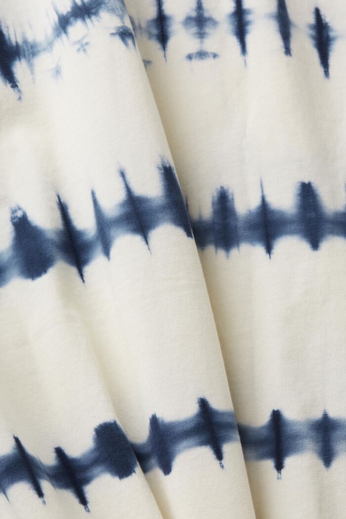 Poloshirt aus Baumwolle im Tie-Dye