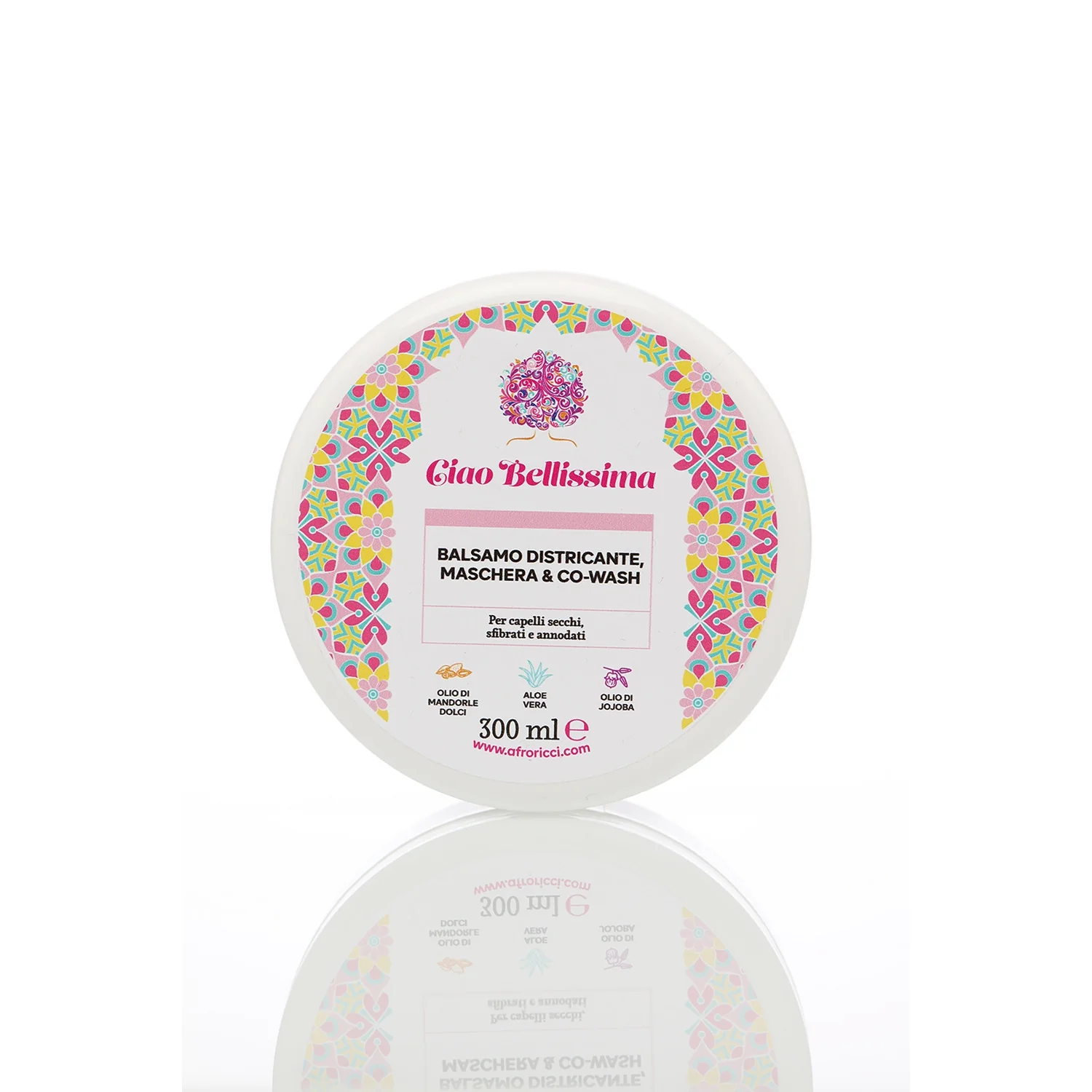 Acondicionador, mascarilla y co-lavado desenredante Ciao Bellissima - Acondicionador hidratante para el cabello, mascarilla hidratante para el cabello