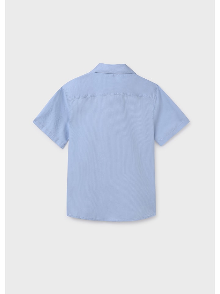 Mayoral Kurzarmhemd festlich elegant in himmelblau günstig kaufen
