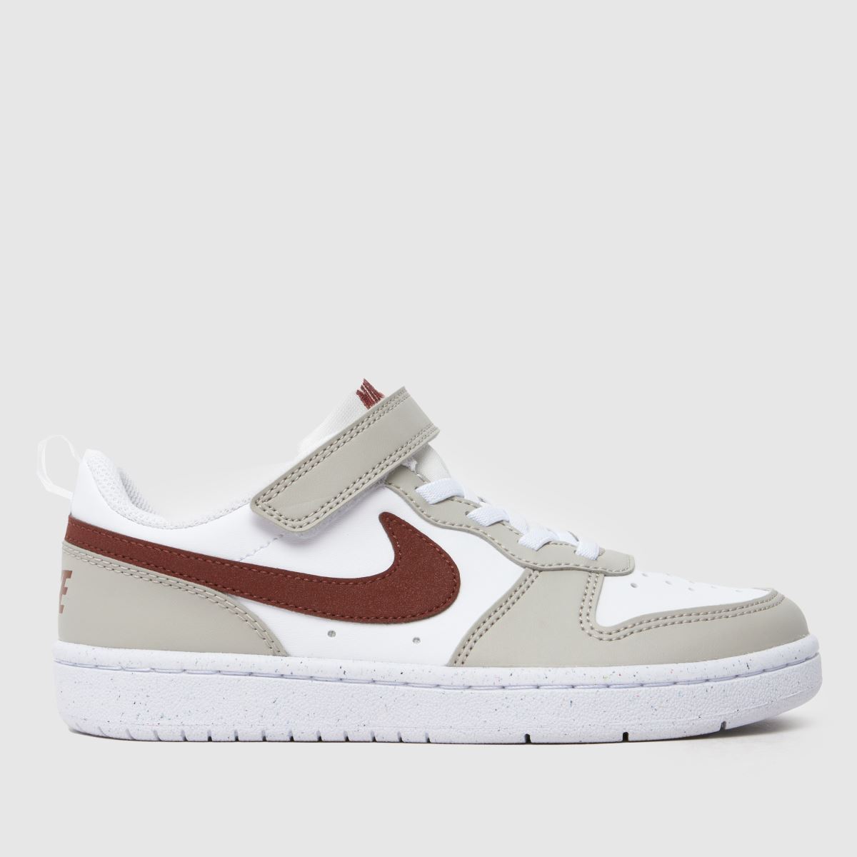 Nike Court Borough Low Recraft Lány Utcai Cipő Fehér & Szürke