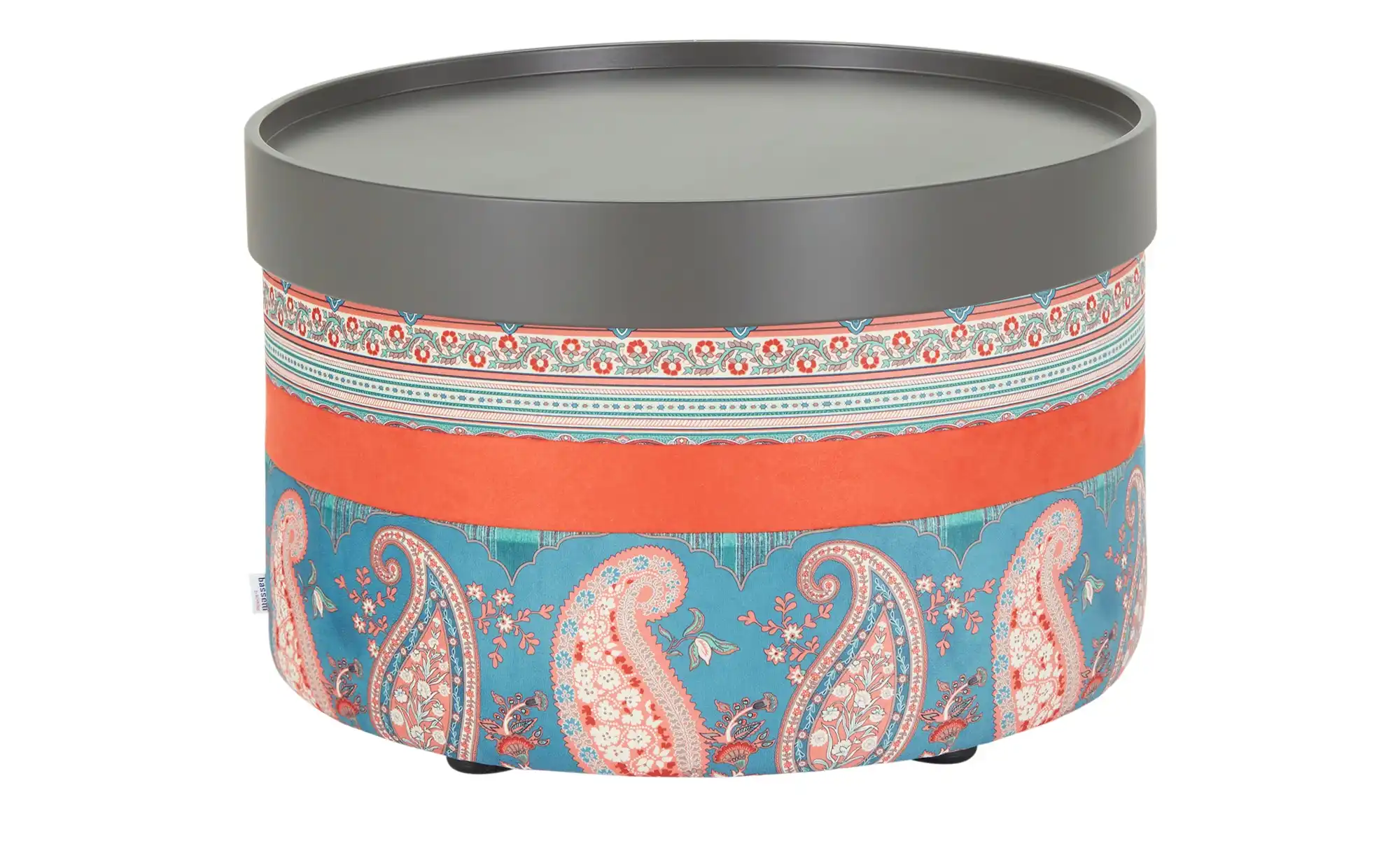 bassetti by SCHRÖNO Pouf aus Velours Tino