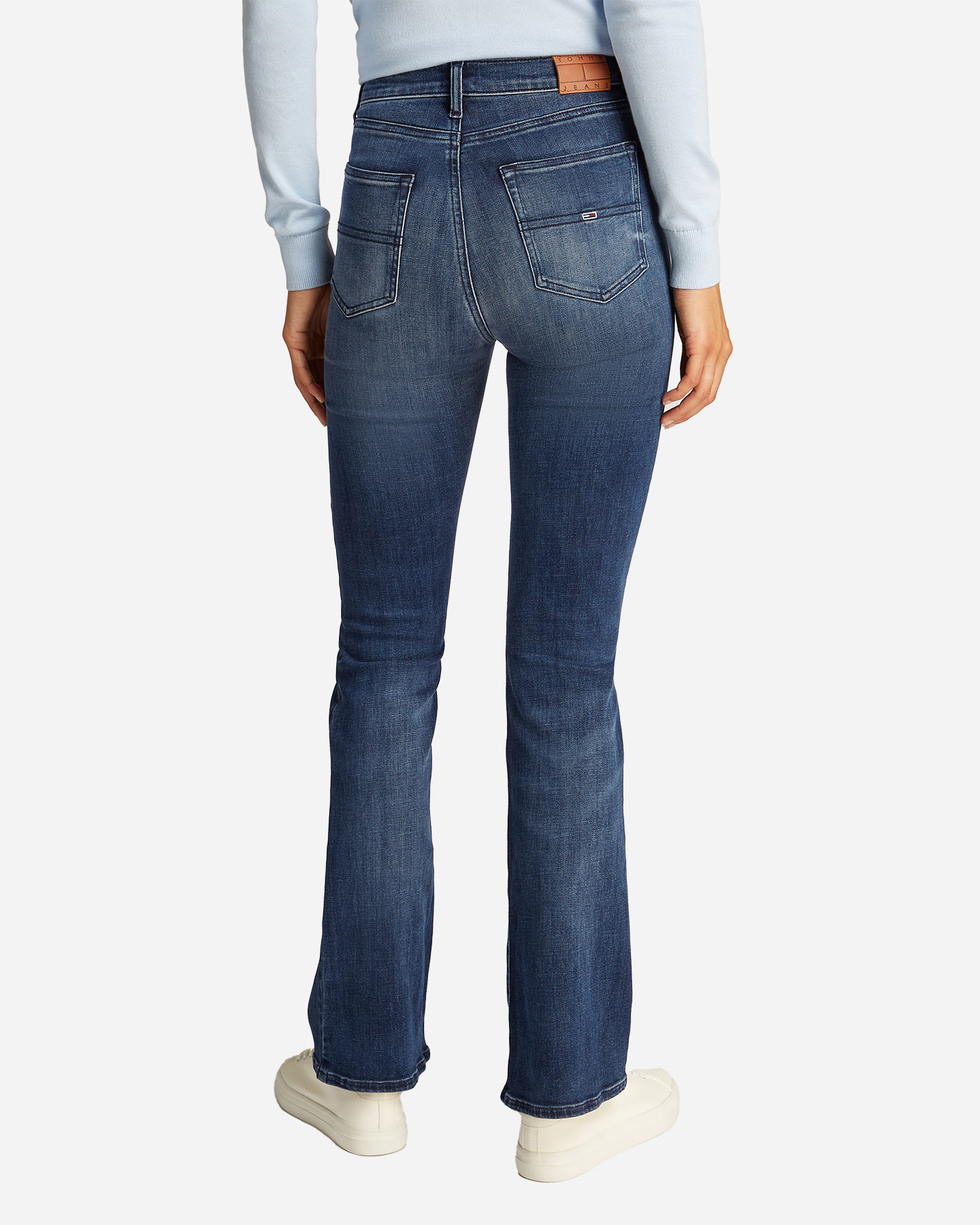 Jeansy Tommy Hilfiger Sylvia High Flare L32 W DW0DW19756-1BZ