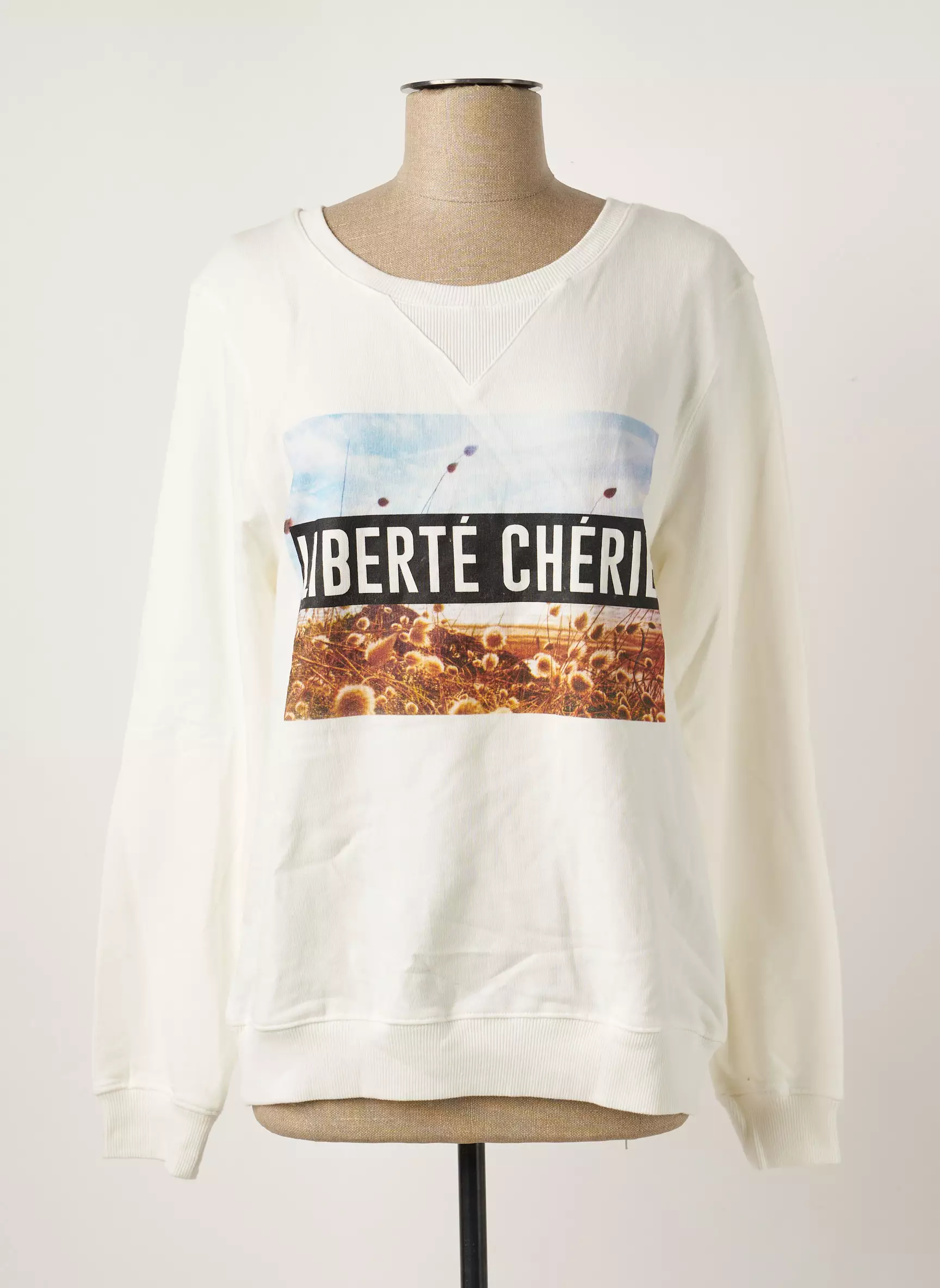 Yuka Sweats Femme couleur beige