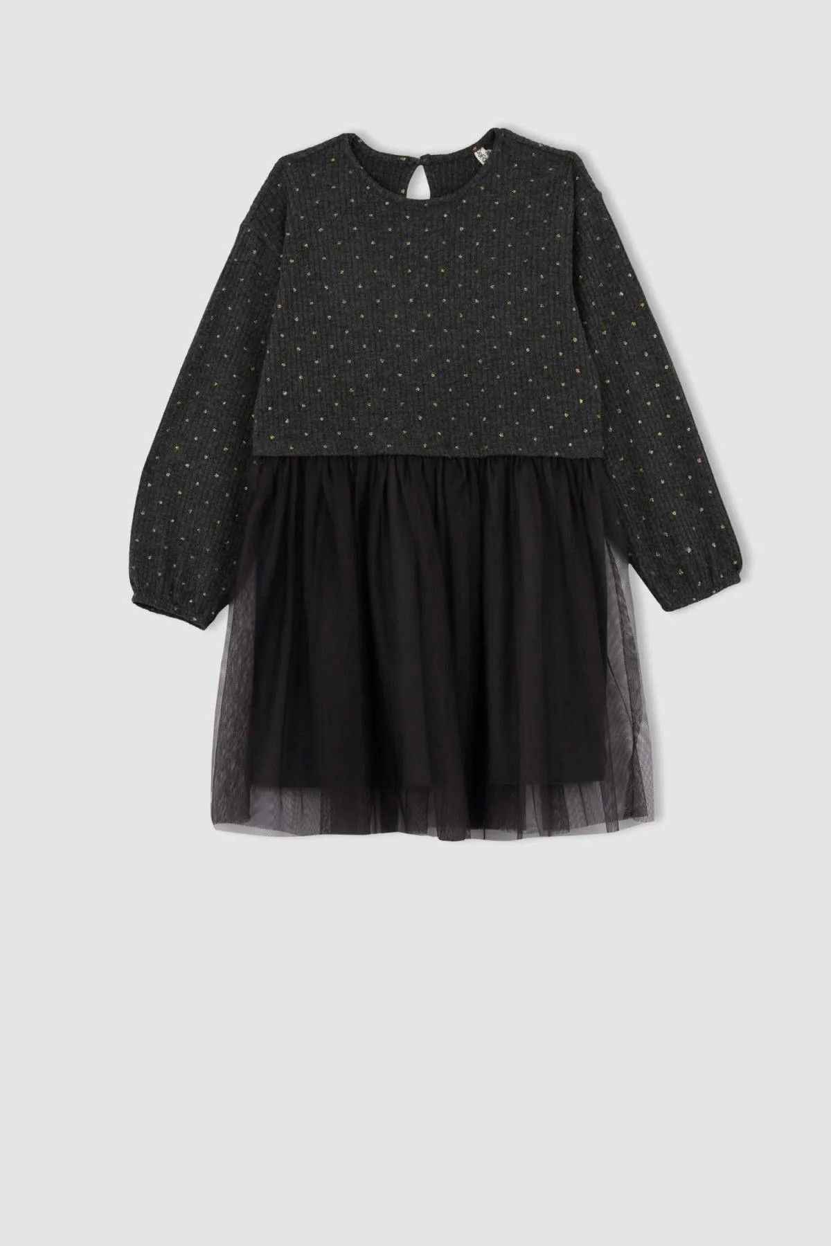 DeFacto  Langärmliges Tüllkleid für Mädchen