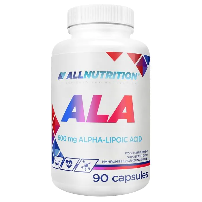 Allnutrition ALA, Άλφα Λιποϊκό Οξύ (ALA) 600 mg, Κάψουλες