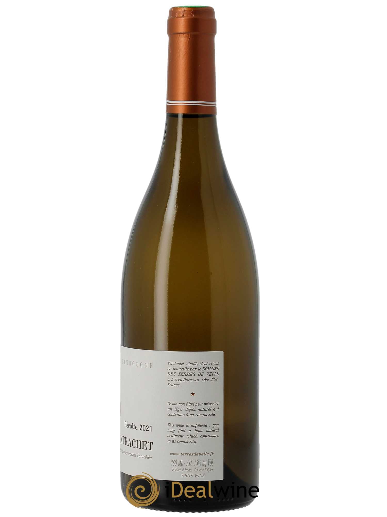 Puligny-Montrachet Terres de Velle  2021 - Lot de 1 Bouteille