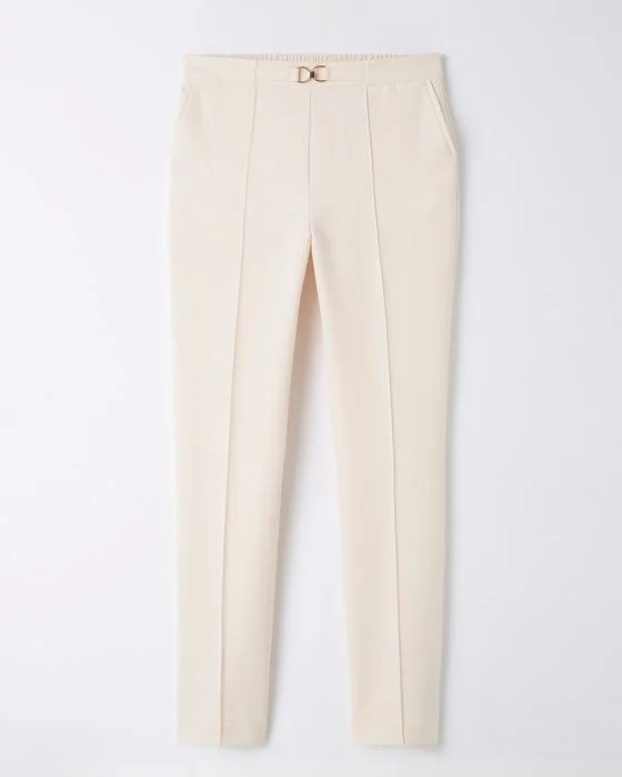 Pantalon enfilable à boucle fantaisie