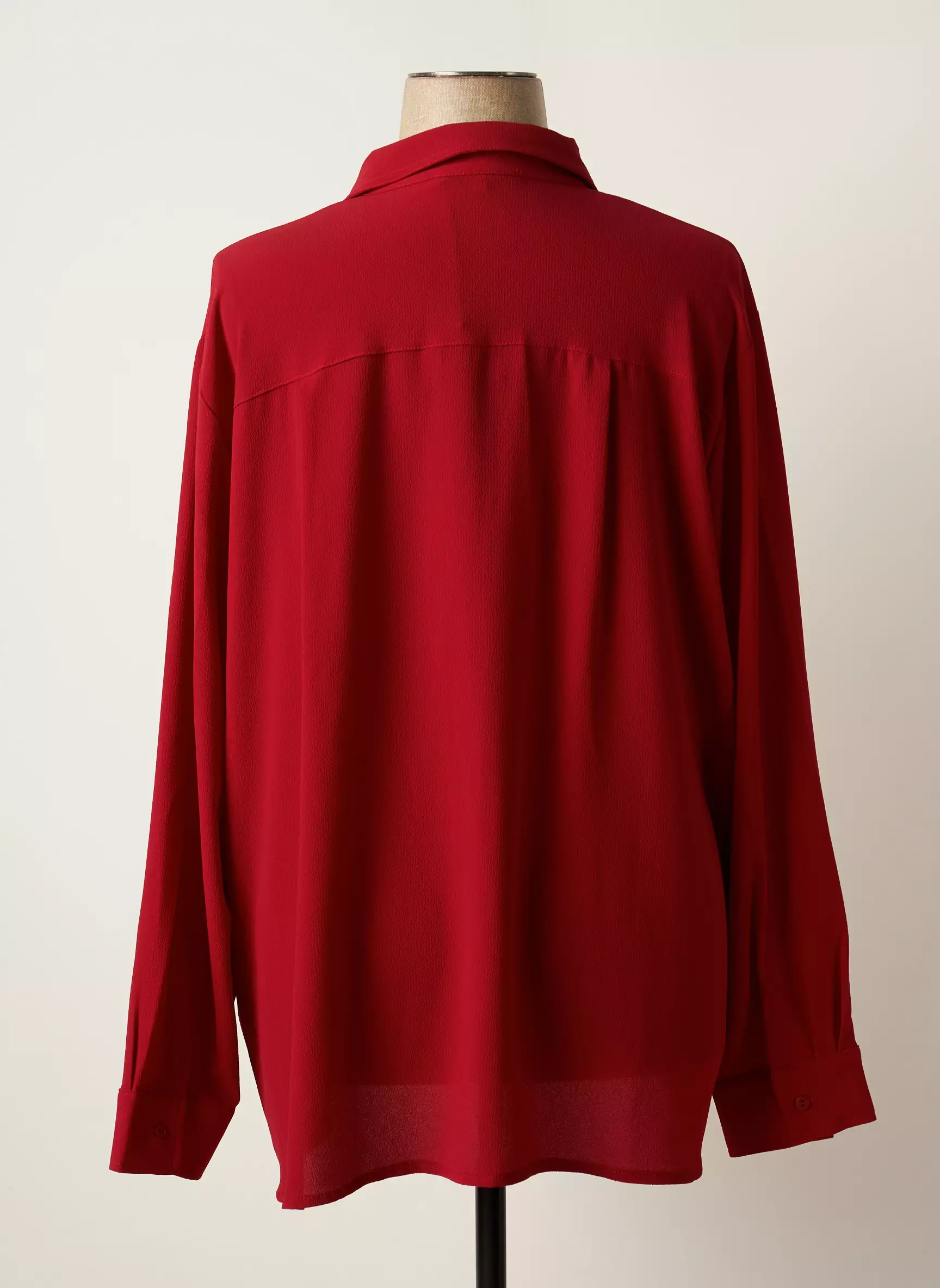 Franck Anna Chemisiers Femme couleur rouge