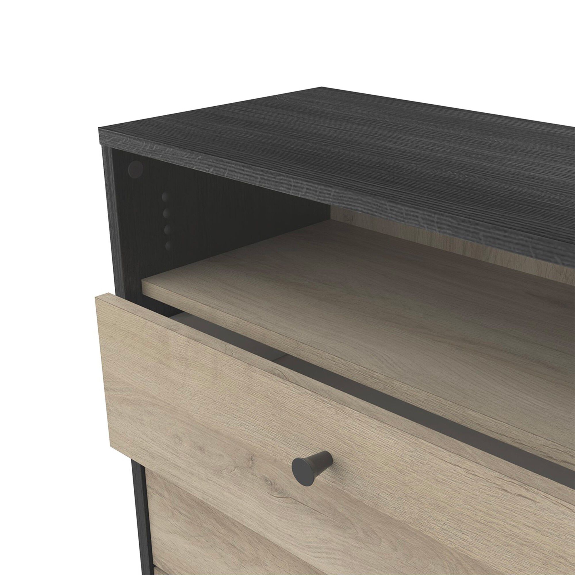 Commode HAMFIELD 3 tiroirs, 1 niche