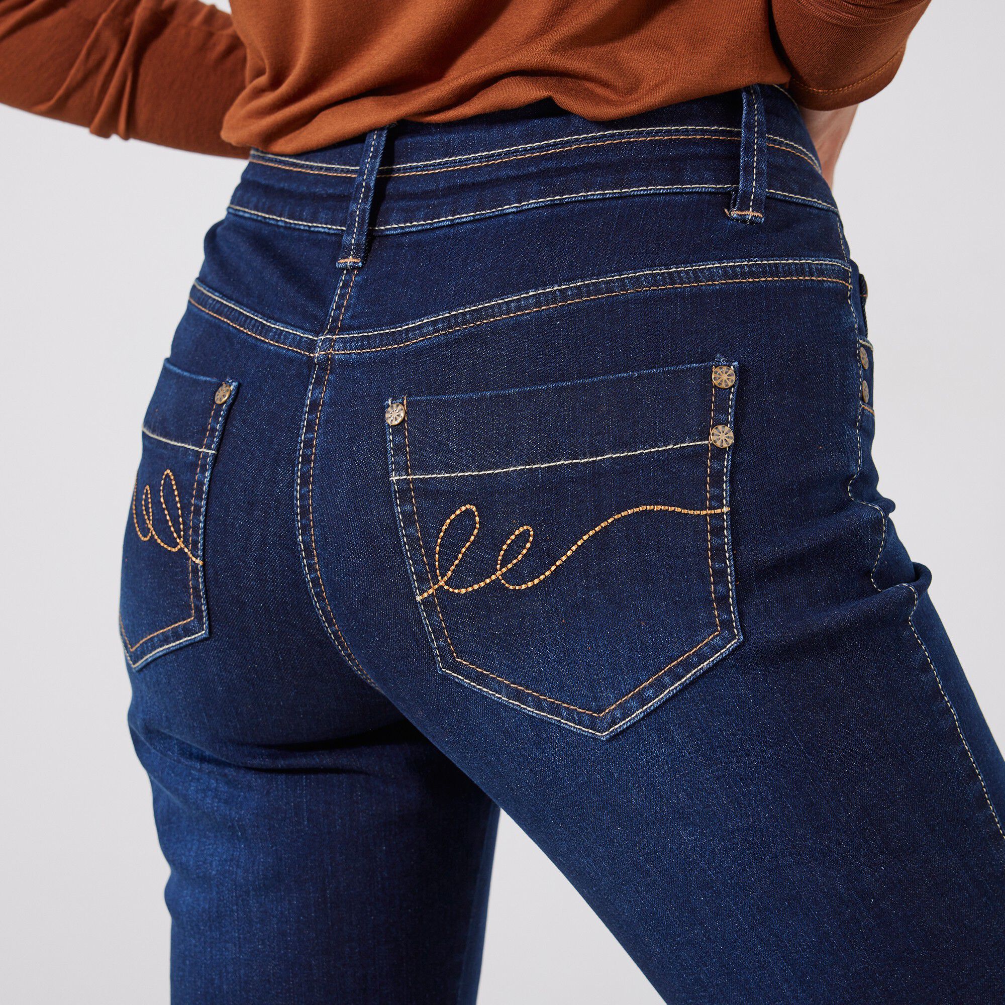 Jean 7/8ème fuselé stretch