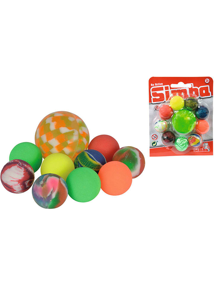 Simba 10er-Set: Sprungbälle in Bunt - ab 3 Jahren günstig kaufen onesize