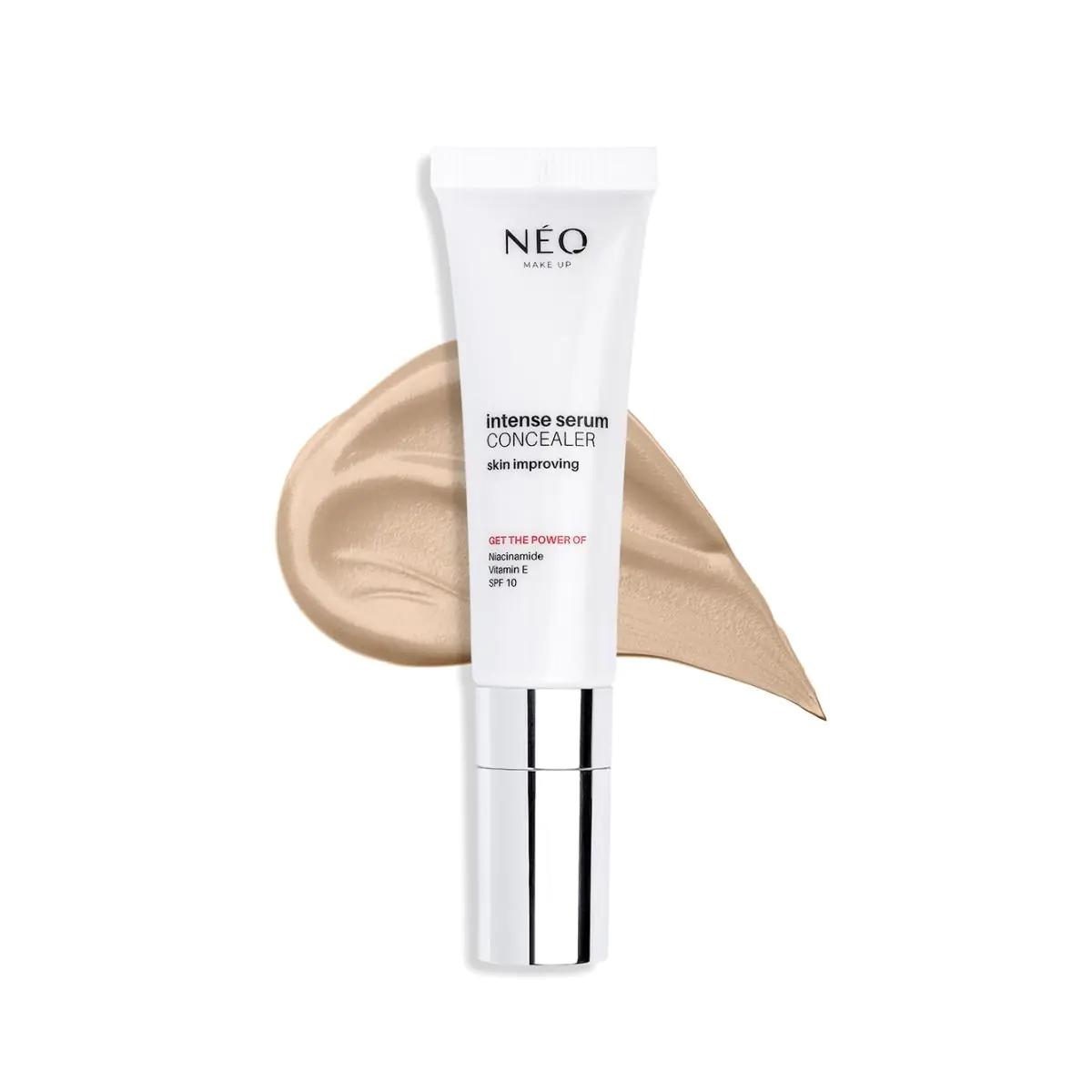 NEO MAKE UP Intensyvus serumo maskuoklis paakiams 02 Ivory 10ml