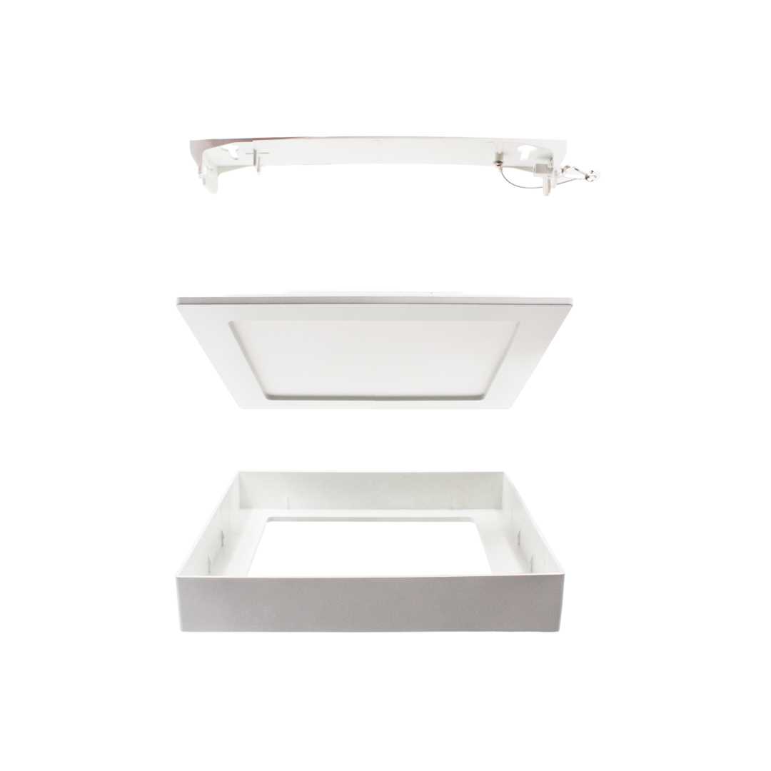 LUXULA LED CCT Aufbauleuchte, 6W, 122x122mm