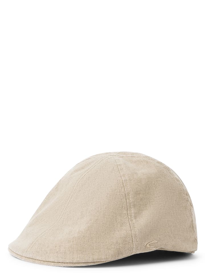 Camel Active Schiebermütze mit Leinen-Anteil in beige - 0001 günstig kaufen L