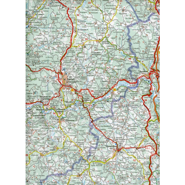 Michelin Perigord - Straßenkarte