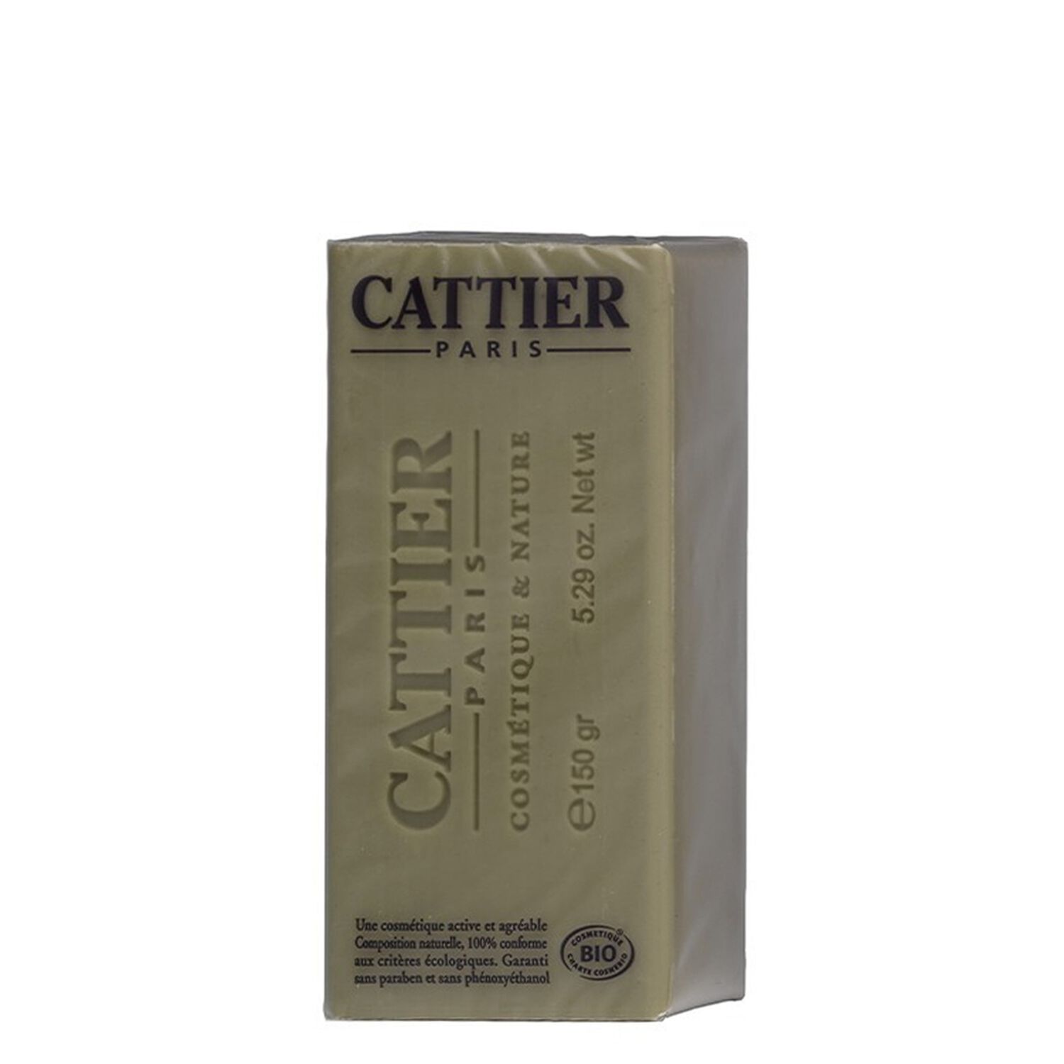 Cattier Savon Doux Végétal Alargil Peaux Grasses et Épidermes Hyperséborrhéiques 150 g