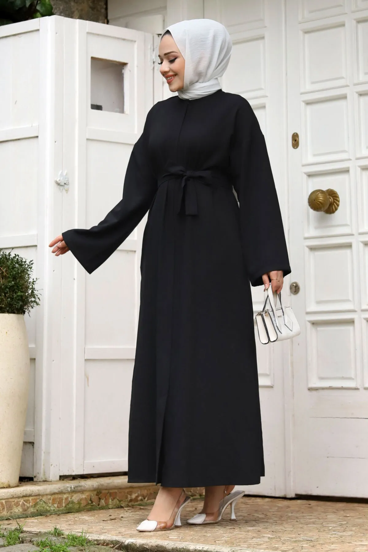 Tesettür Dünyası  Cap & Abaya - Schwarz - Basic