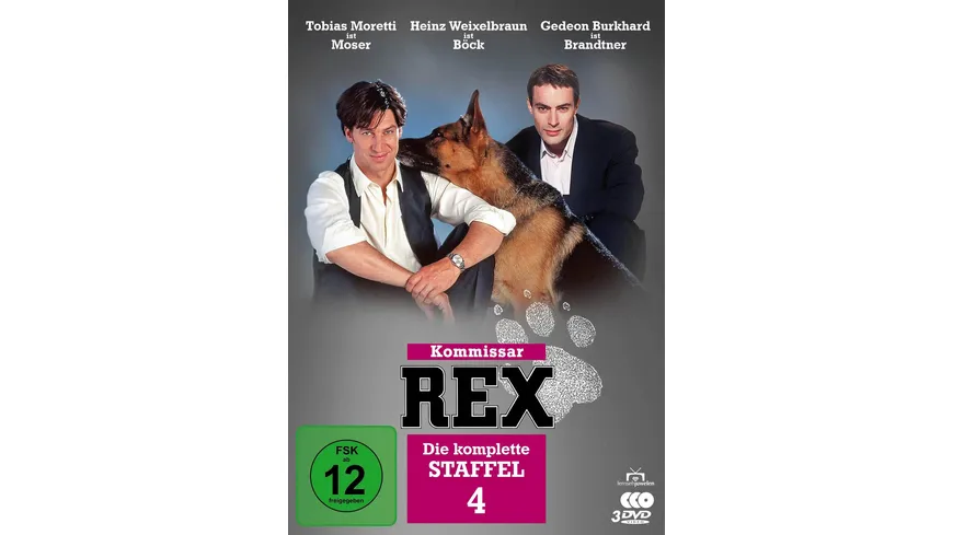 Kommissar Rex - Die komplette 4. Staffel  [3 DVDs]