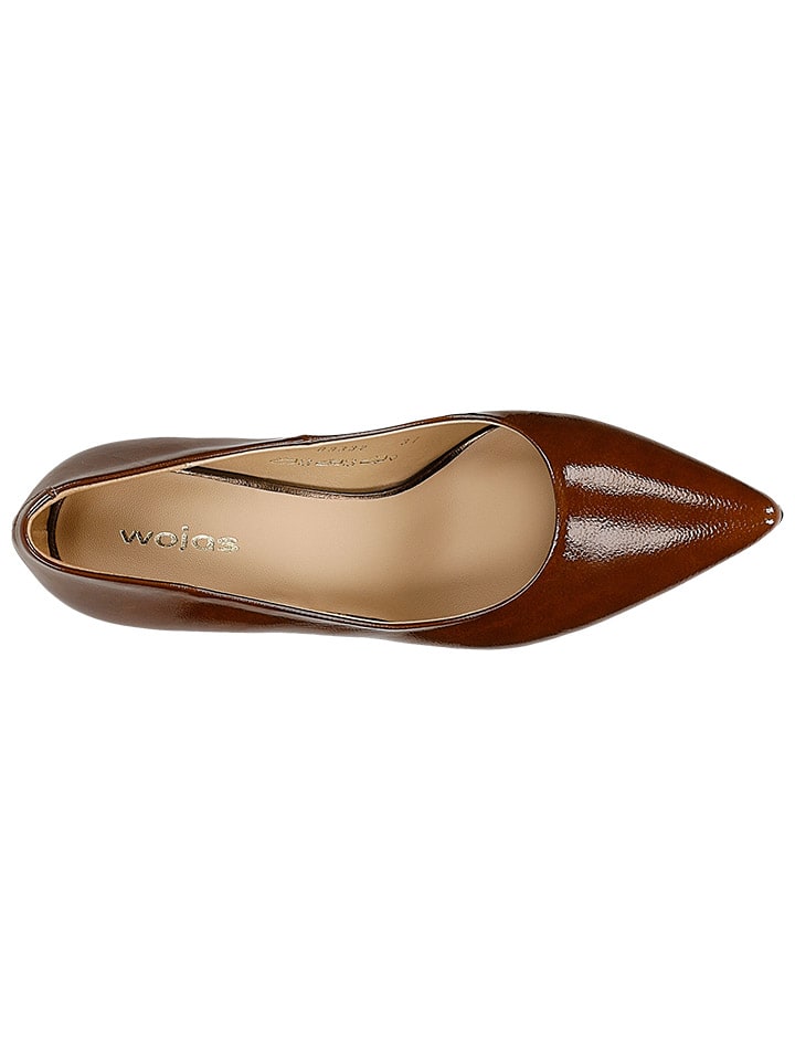 Wojas Leder-Pumps in Braun günstig kaufen