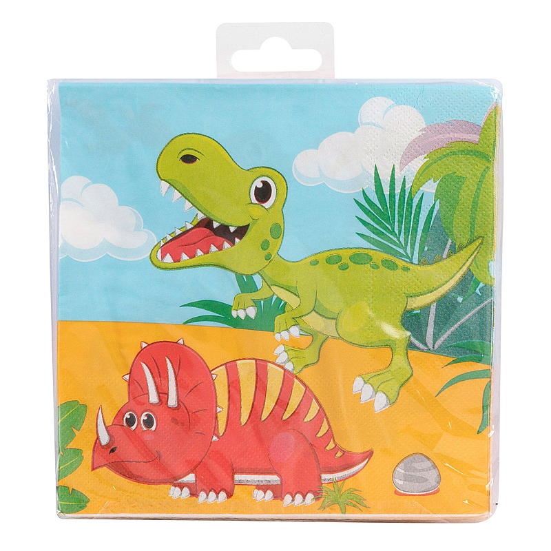 Giform Servietter 20-pk 33x33 cm dinosaur