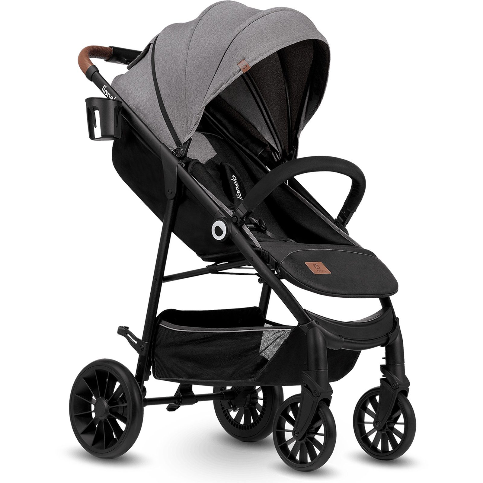 lionelo Kinder-Buggy Zoey, Moskitonetz Große EVA-Räder bis 15 Kg Sonnenschutz