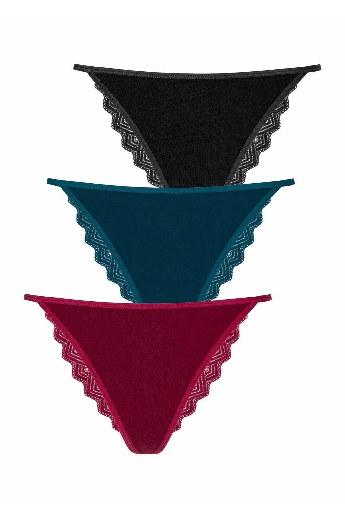 LASCANA  Slip - Schwarz - Unifarben