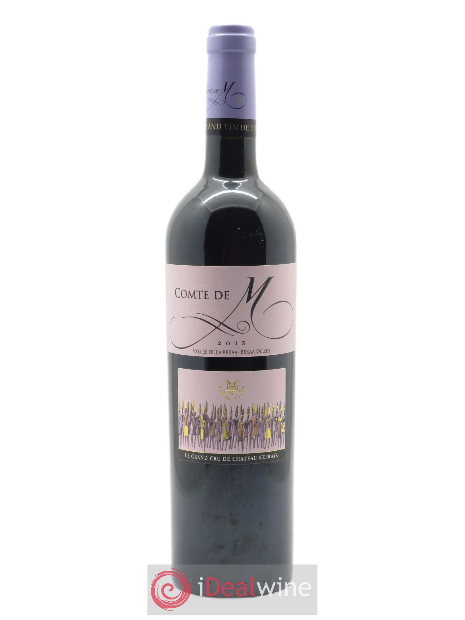 Vallée de la Békaa Château Kefraya Comte de M Michel de Bustros  2013 - Lot de 1 Bouteille