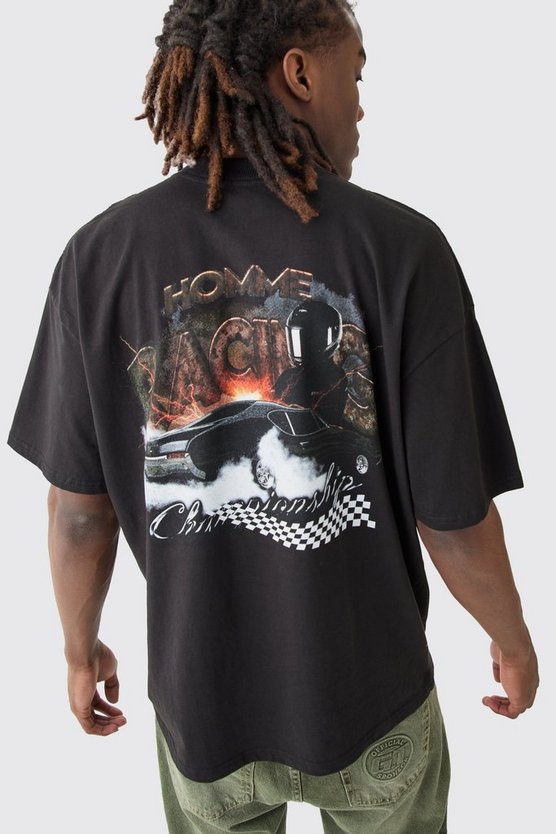 Oversize T-Shirt mit Print