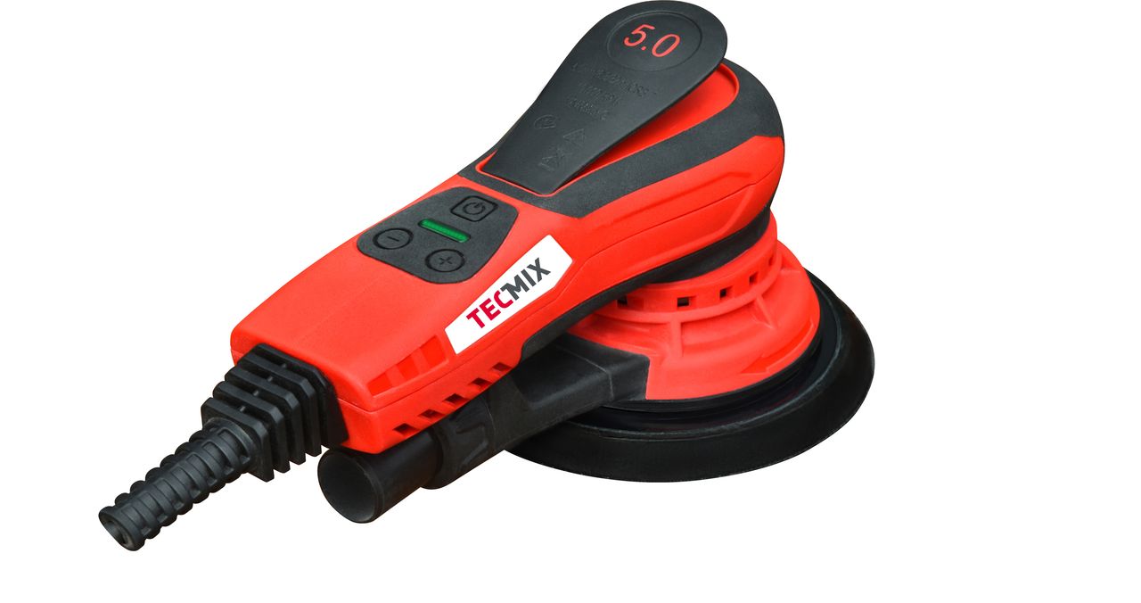 TECMIX EXZENTERSCHLEIFER TMX EXS 350 5.0 [230V - EU] - 350W, 4000-10000 U/MIN, Ø150MM, BÜRSTENLOSER MOTOR