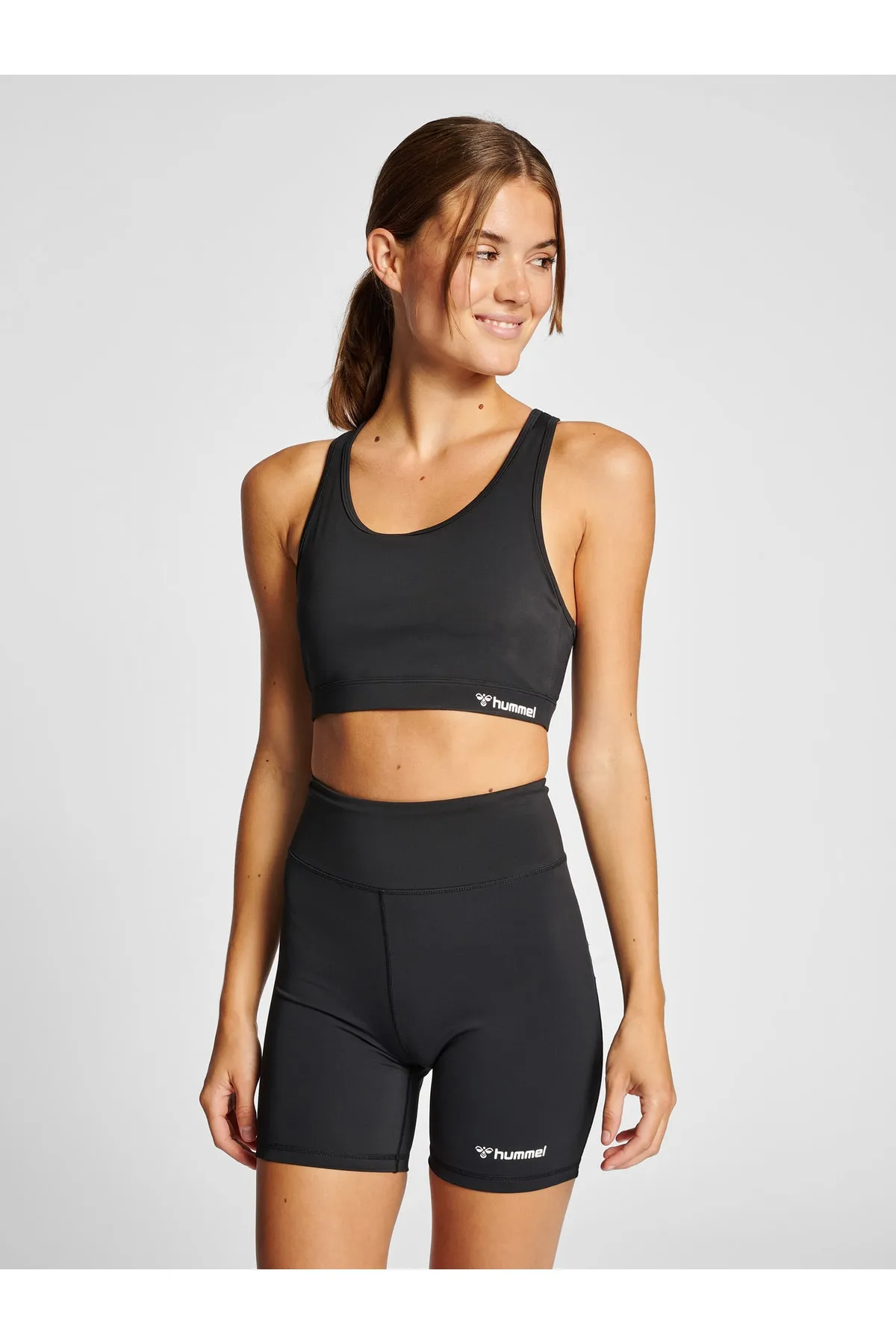 hummel  Sport-BH - Schwarz - Lizenzartikel