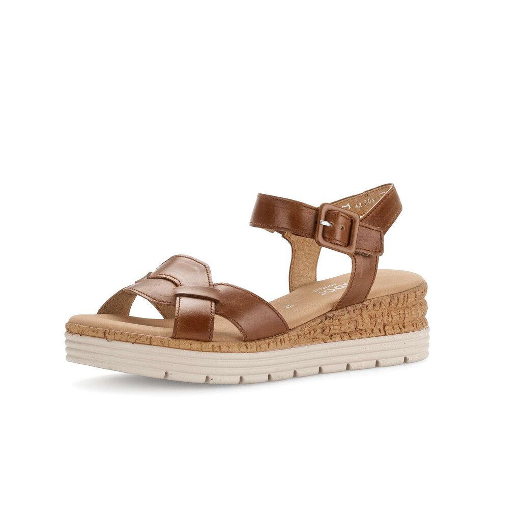 Gabor comfort Keilsandalette braun