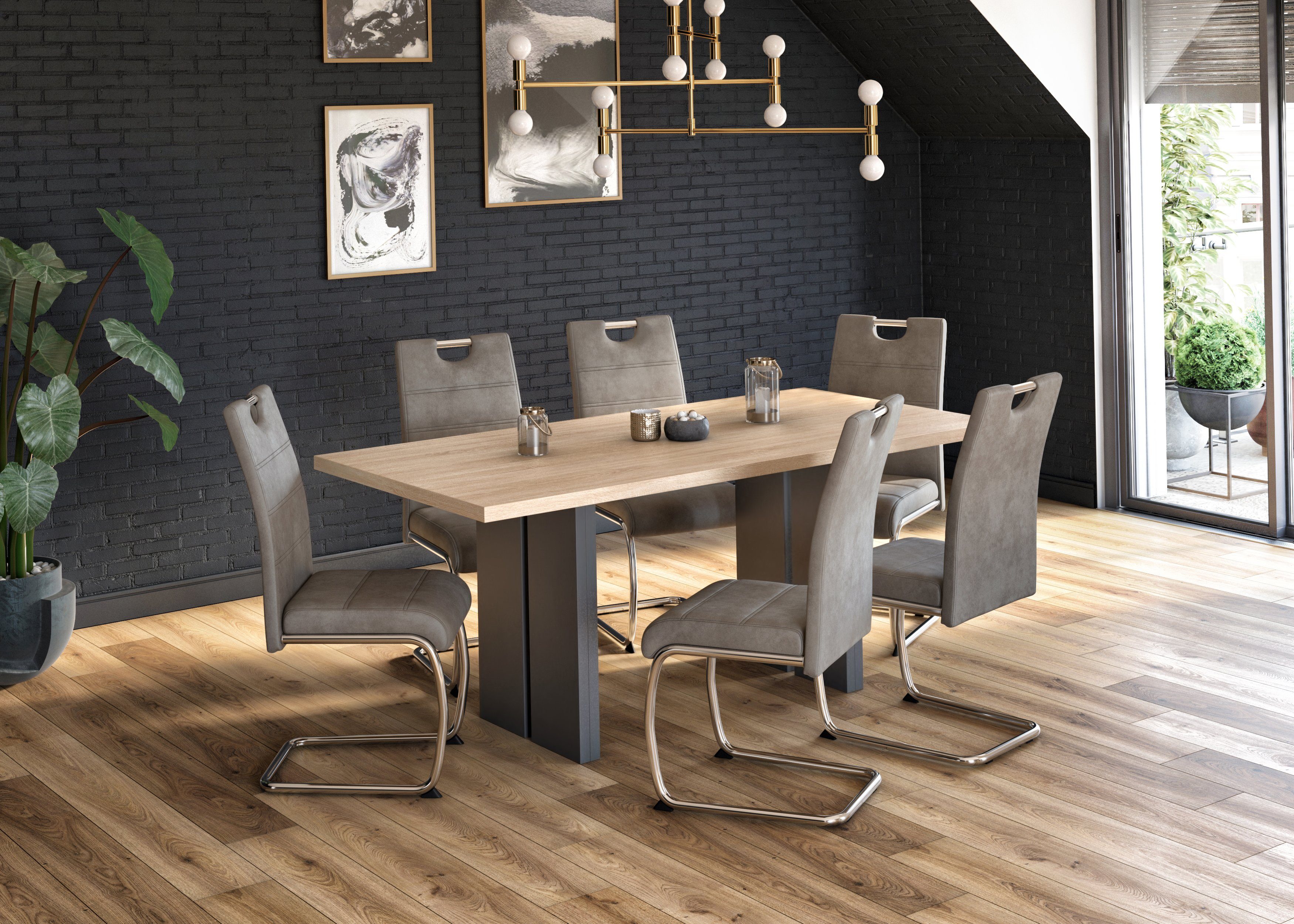 HELA Freischwinger FLORA (Set, 2 St), 2 oder 4 Stück
